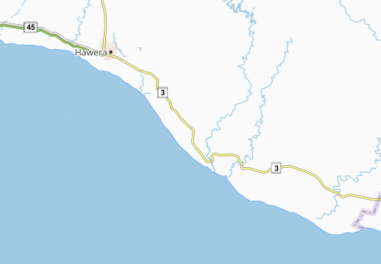 Karte Stadtplan Kakaramea