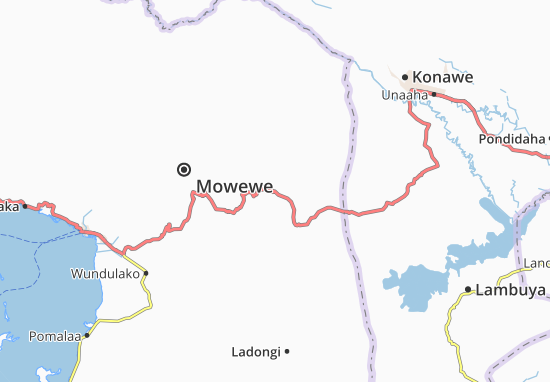 Karte Stadtplan Tirawuta