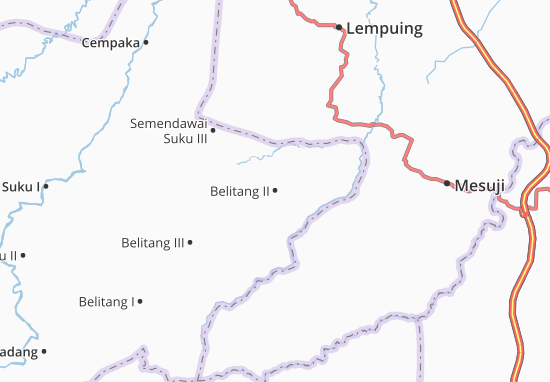 Mapa Belitang II