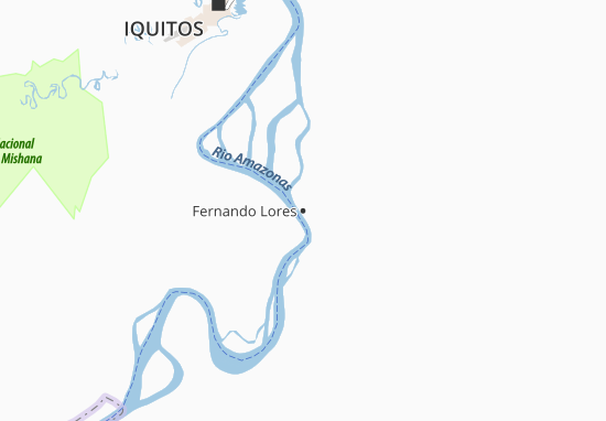 Karte Stadtplan Fernando Lores