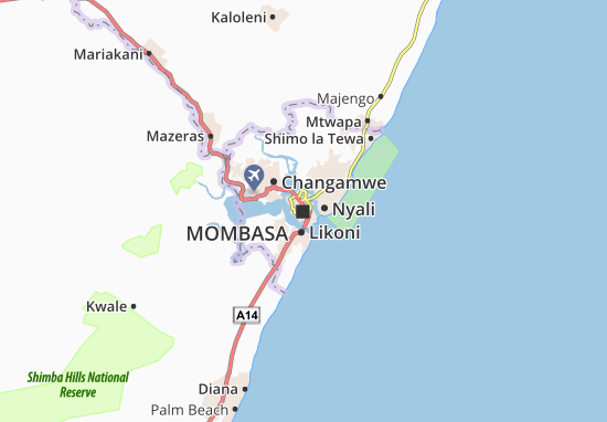 Mombasa Map