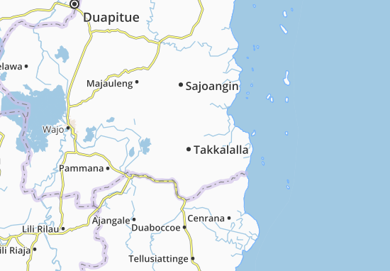 Karte Stadtplan Takkalalla