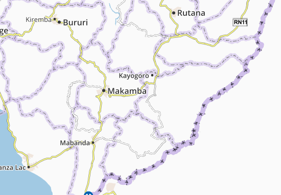 Mapa Kibogoye