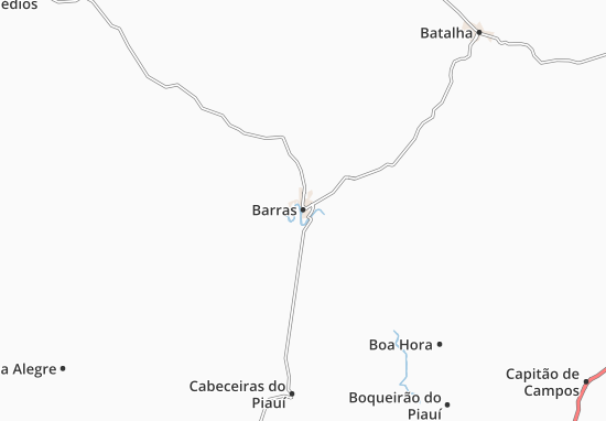 Kaart Plattegrond Barras