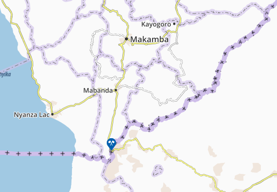 Mapa Kibago