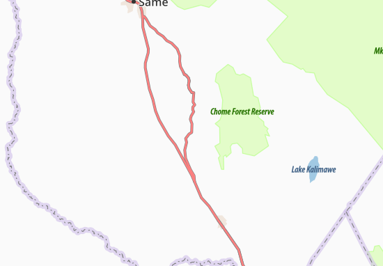 Mapa Chombe