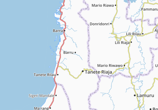 Karte Stadtplan Barru
