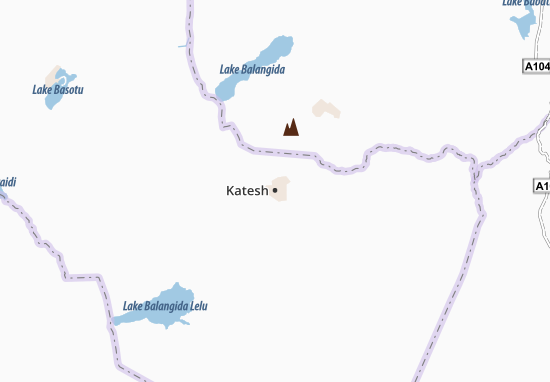 Mapa Katesh