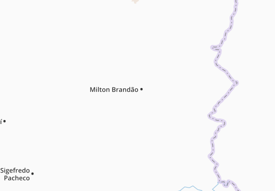 Karte Stadtplan Milton Brandão