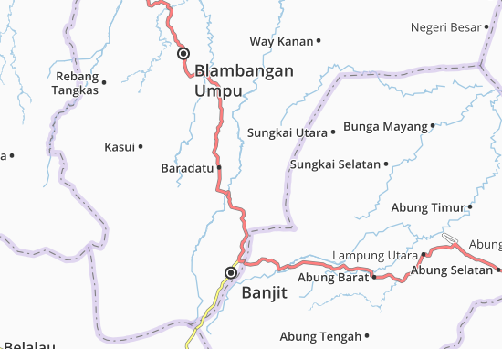 Kaart Plattegrond Gunung Labuhan