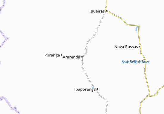 Ararendá Map