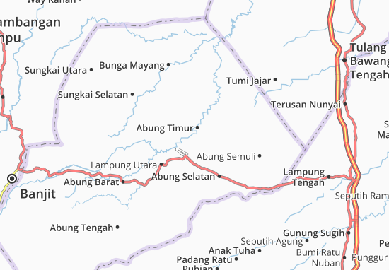 Kaart Plattegrond Abung Timur