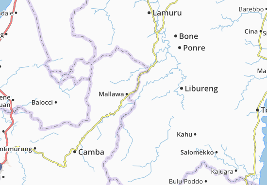 Kaart Plattegrond Mallawa