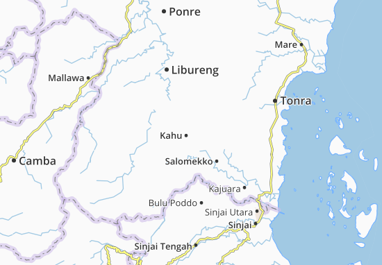 Karte Stadtplan Kahu