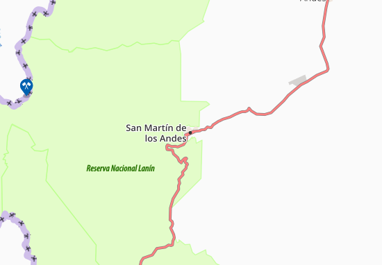San Martín de los Andes Map