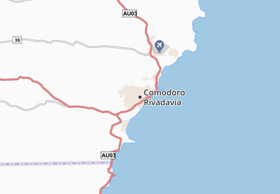 Mapa Comodoro Rivadavia