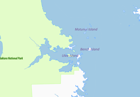 Mapa Halfmoon Bay