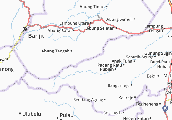 Kaart Plattegrond Selagai Lingga