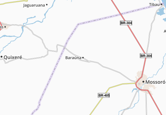 Baraúna Map