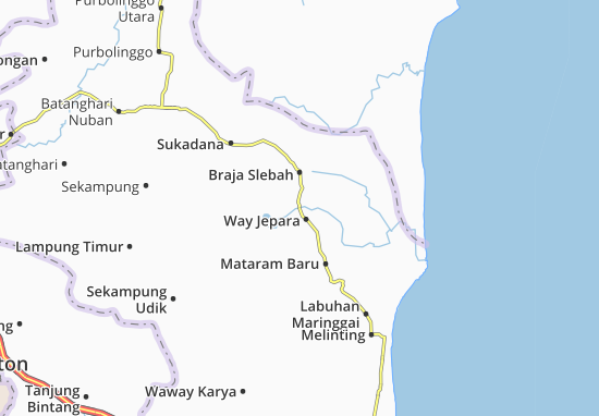 Kaart Plattegrond Way Jepara