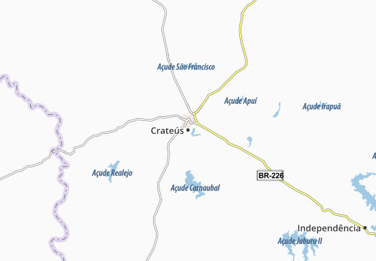 Crateús Map