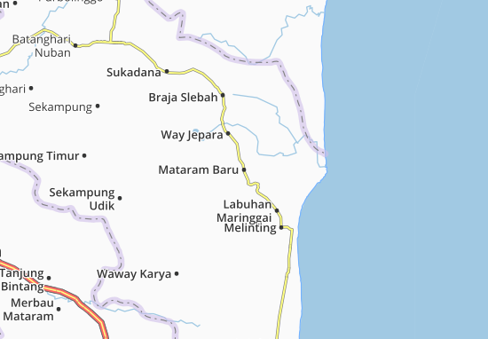 Karte Stadtplan Mataram Baru