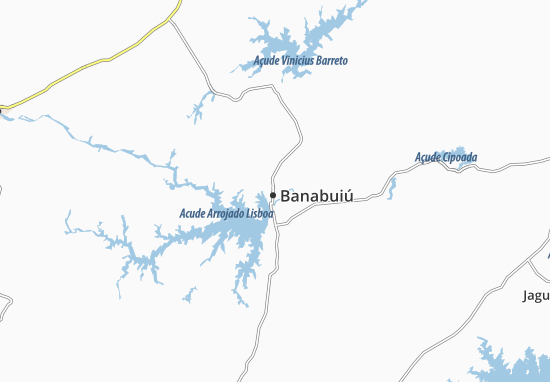 Mapa Banabuiú