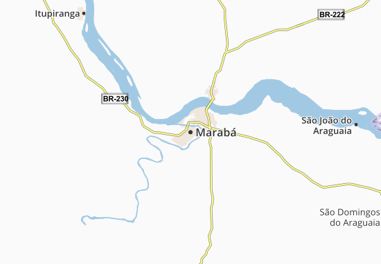 Karte Stadtplan Marabá