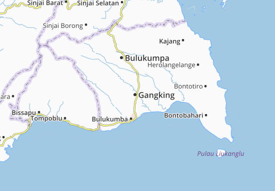 Mapa Gangking