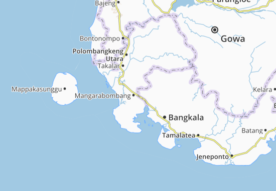 Karte Stadtplan Mangarabombang