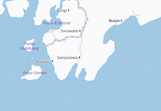 Kaart Plattegrond Sampolawa