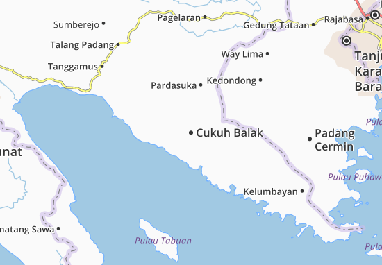 Karte Stadtplan Cukuh Balak
