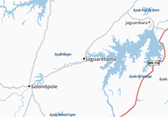 Mapa Jaguaretama