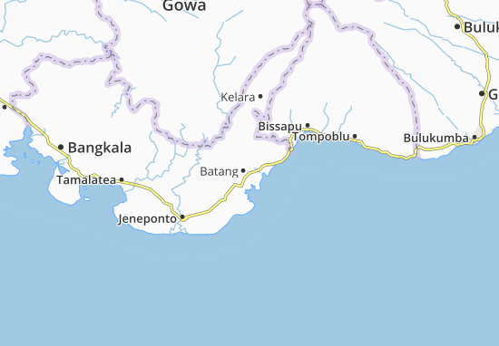Mapa Batang