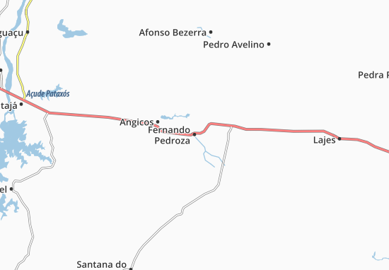 Karte Stadtplan Fernando Pedroza