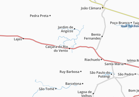 Mapa Caiçara do Rio do Vento