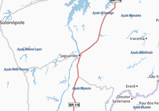 Mapa Jaguaribe
