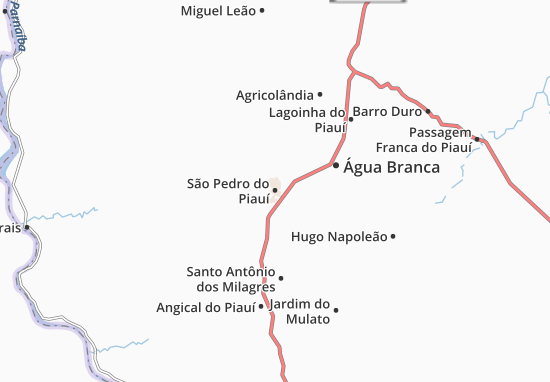 São Pedro do Piauí Map