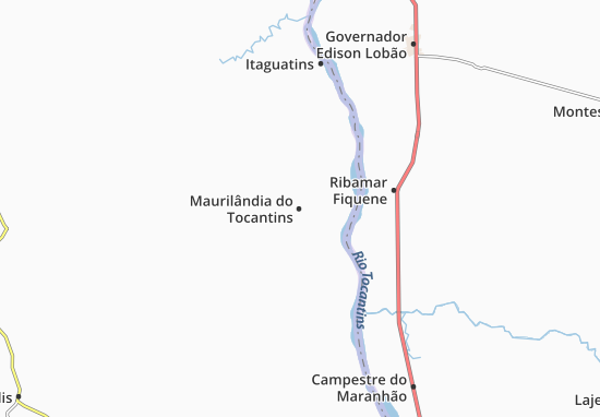Mapa Maurilândia do Tocantins