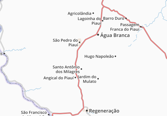 São Gonçalo do Piauí Map