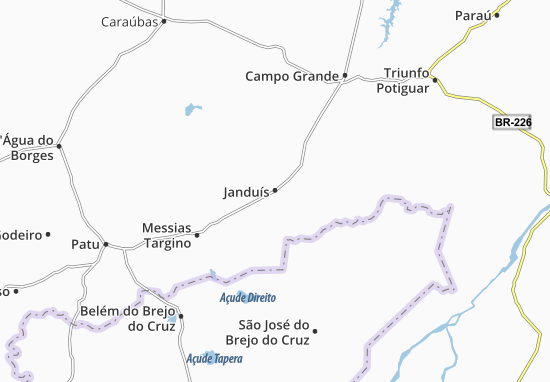 Mapa Janduís
