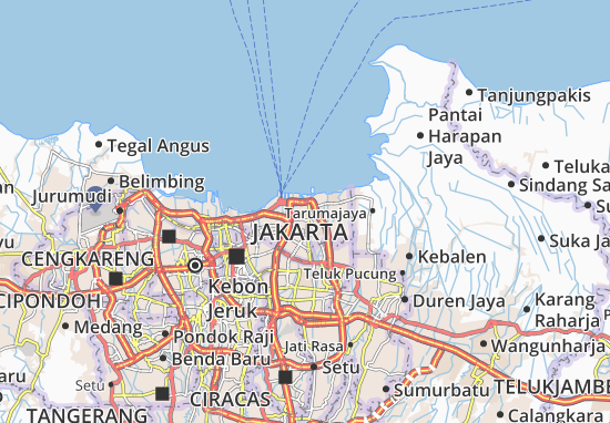 Karte Stadtplan Koja