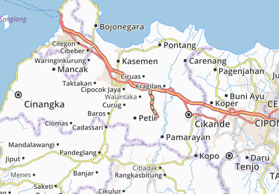 Mapa Walantaka
