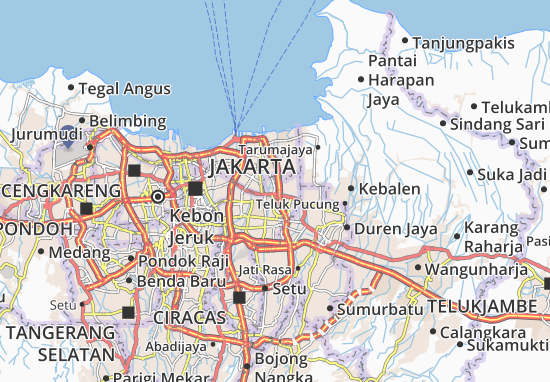 Karte Stadtplan Rawa Terate