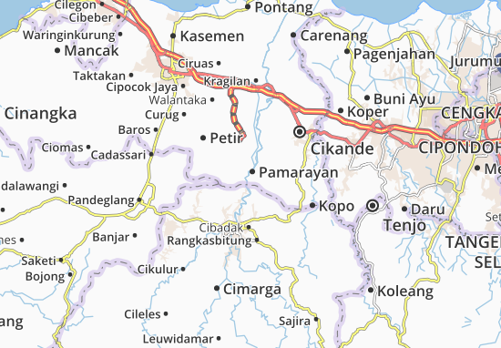 Karte Stadtplan Pamarayan