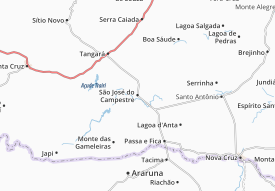 Mapa São José do Campestre