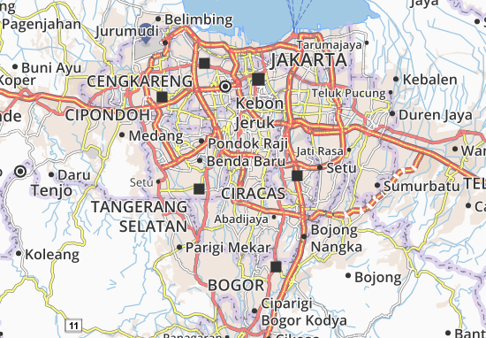 Pondok Labu Map