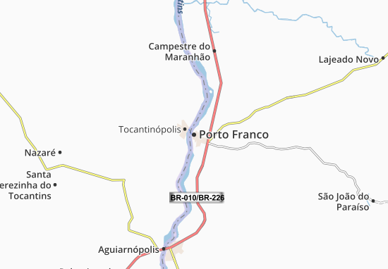 Kaart Plattegrond Porto Franco