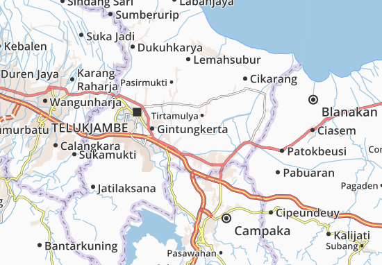 Mapa Tegalsari