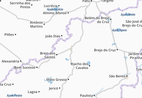 Mapa Catolé do Rocha